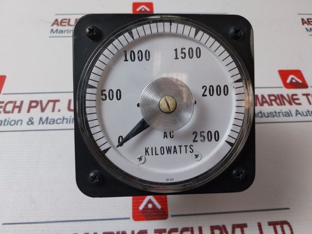 General Electric Db40 Dc Ammeter 0-2500 Ac Kilowatts