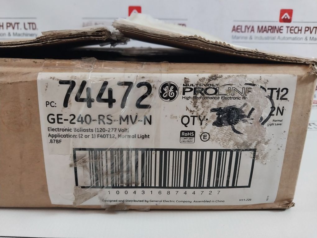 General Electric Ge-240-rs-mv-n Electronic Ballast