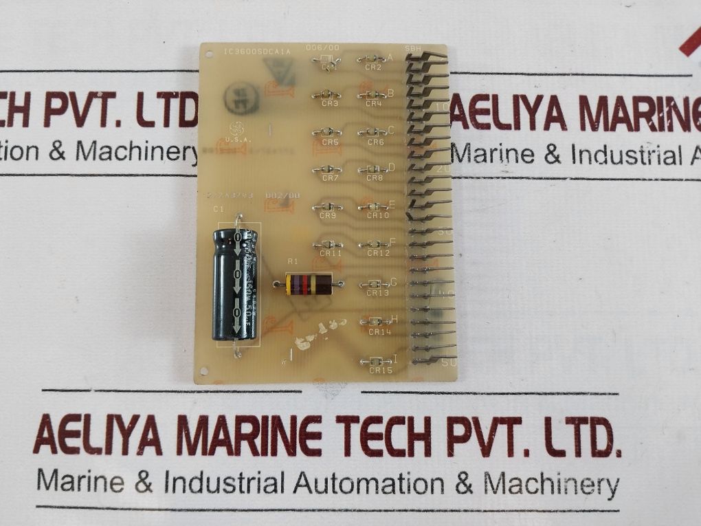 General Electric Ic3600Sdca1A 00600
