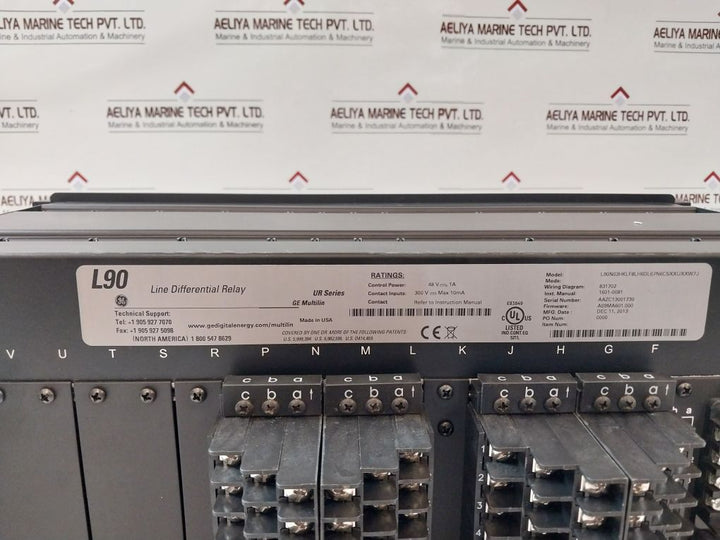 General Electric L90 Line Current Differential System L90N03Hklf8Lh6Dl67N6Csxxux