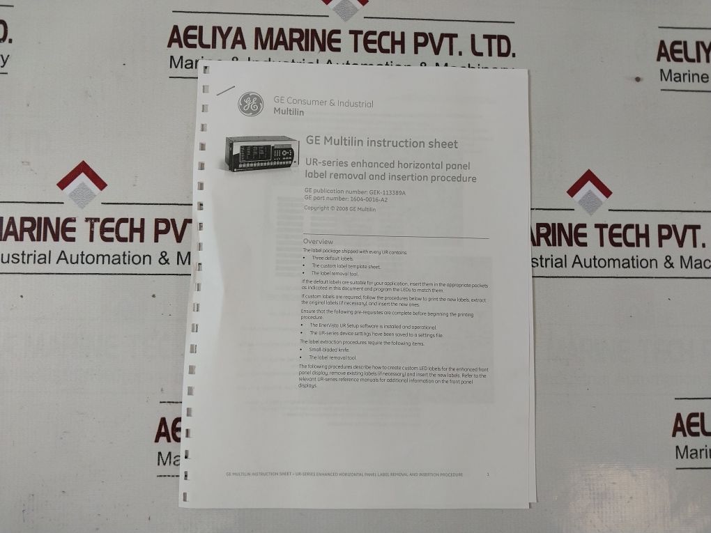 General Electric L90 Line Current Differential System L90N03Hklf8Lh6Dl67N6Csxxux