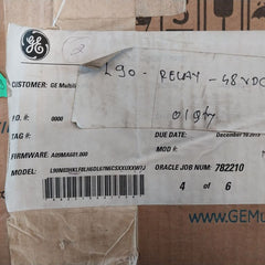General Electric L90 Line Current Differential System L90N03Hklf8Lh6Dl67N6Csxxux