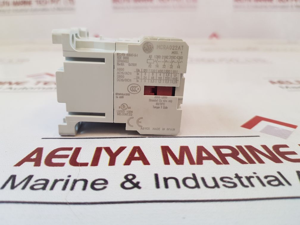 General Electric Mcra022At Auxiliary Relay