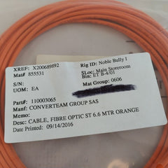 General Electric Pcr110003065 Fibre Optic St 6.6M Orange Cable