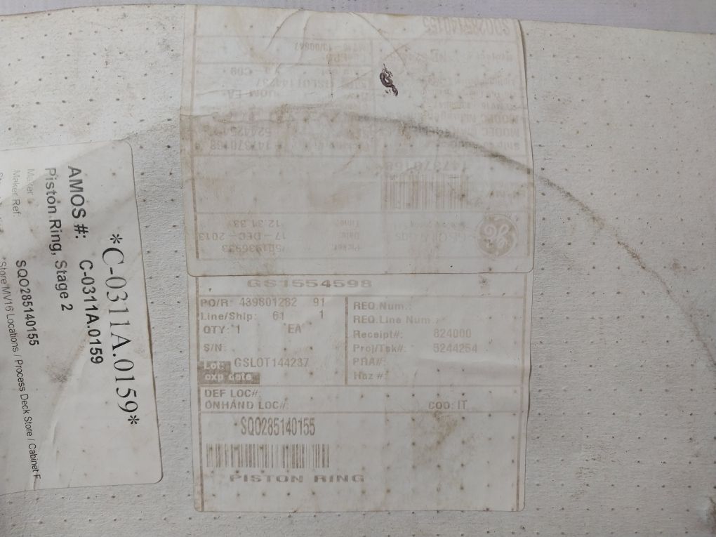 Lot Of 4X Fascia Elastica Sqo285140155 Elastic Band Cylinder 280 Piston Ring