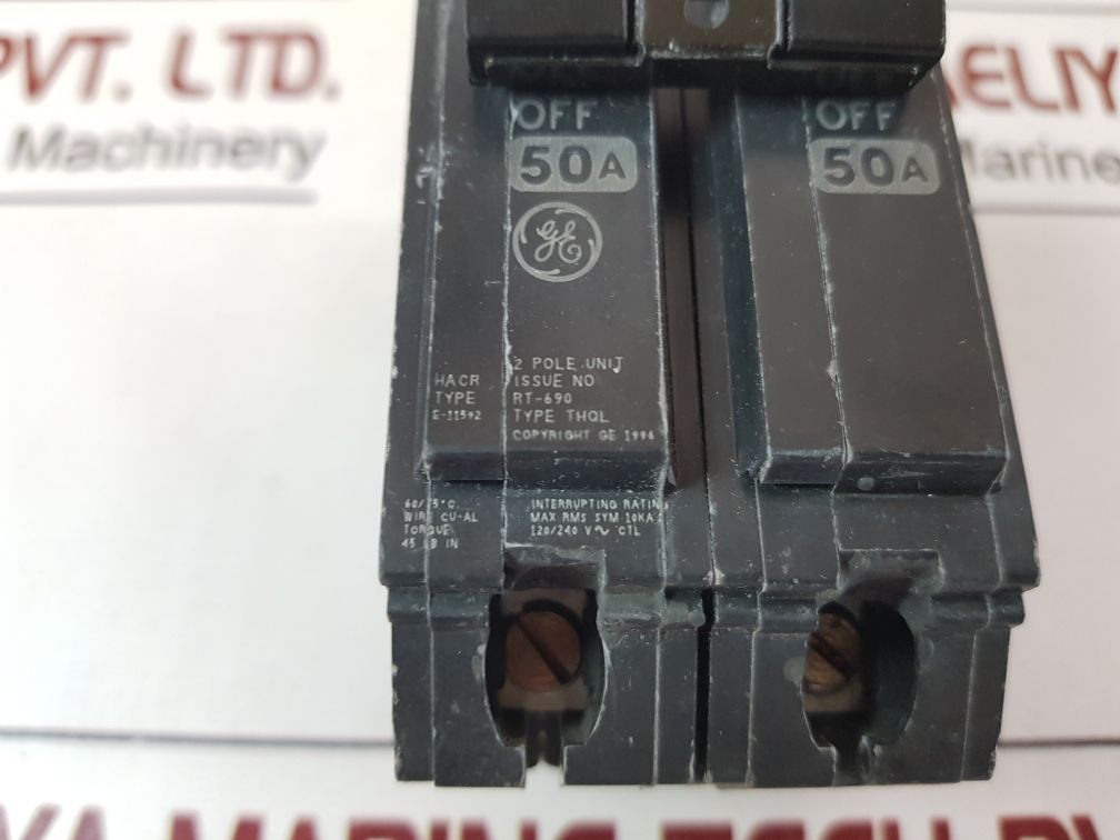 General Electric Rt-690 Circuit Breaker 50 A