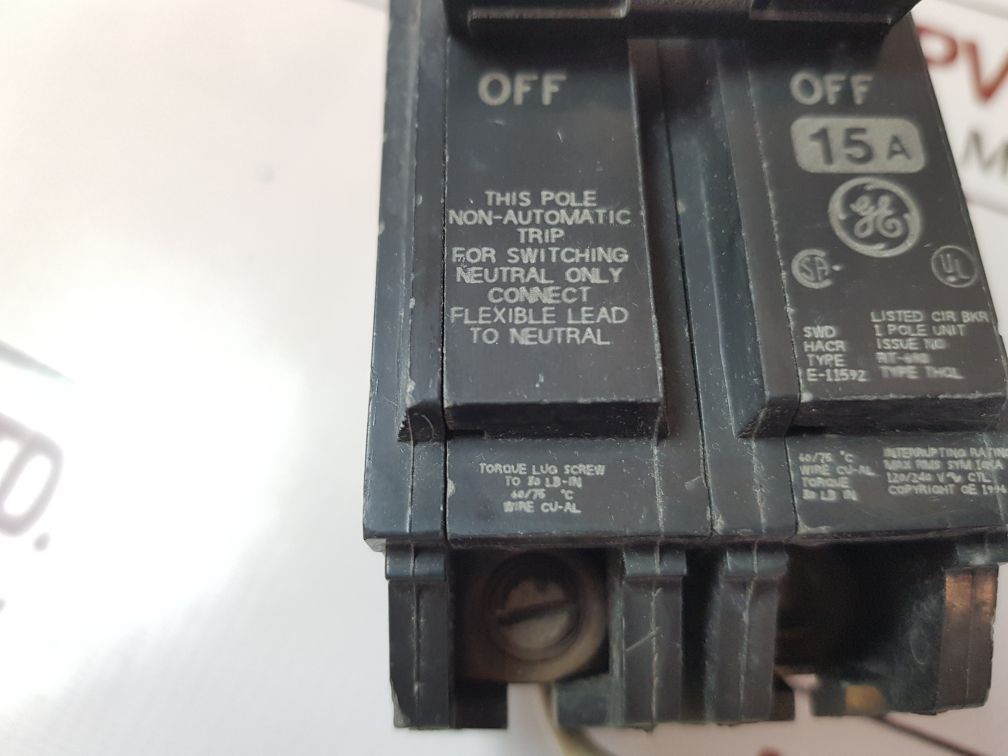 General Electric Rt-690 Circuit Breaker