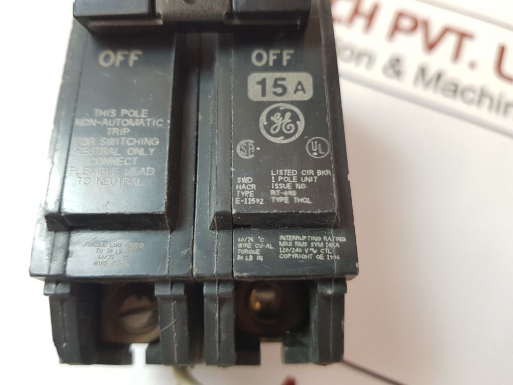 General Electric Rt-690 Circuit Breaker