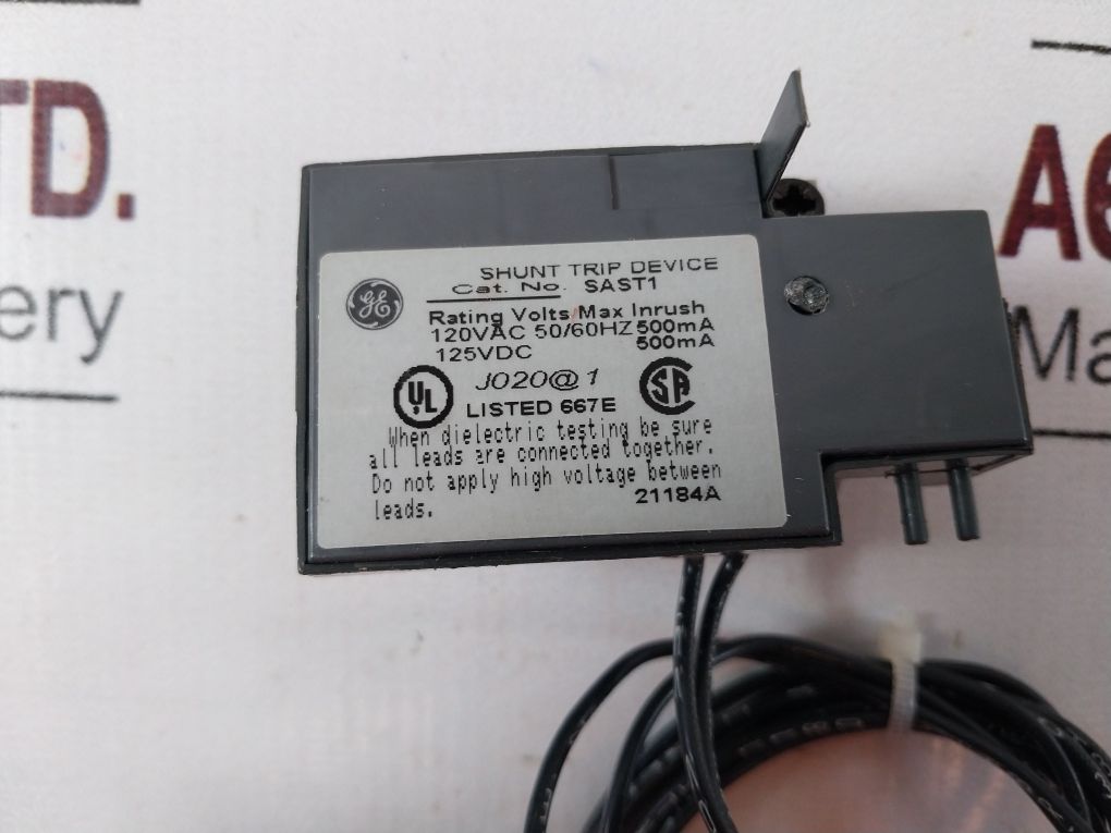 General Electric Sast1 Shunt Trip Device