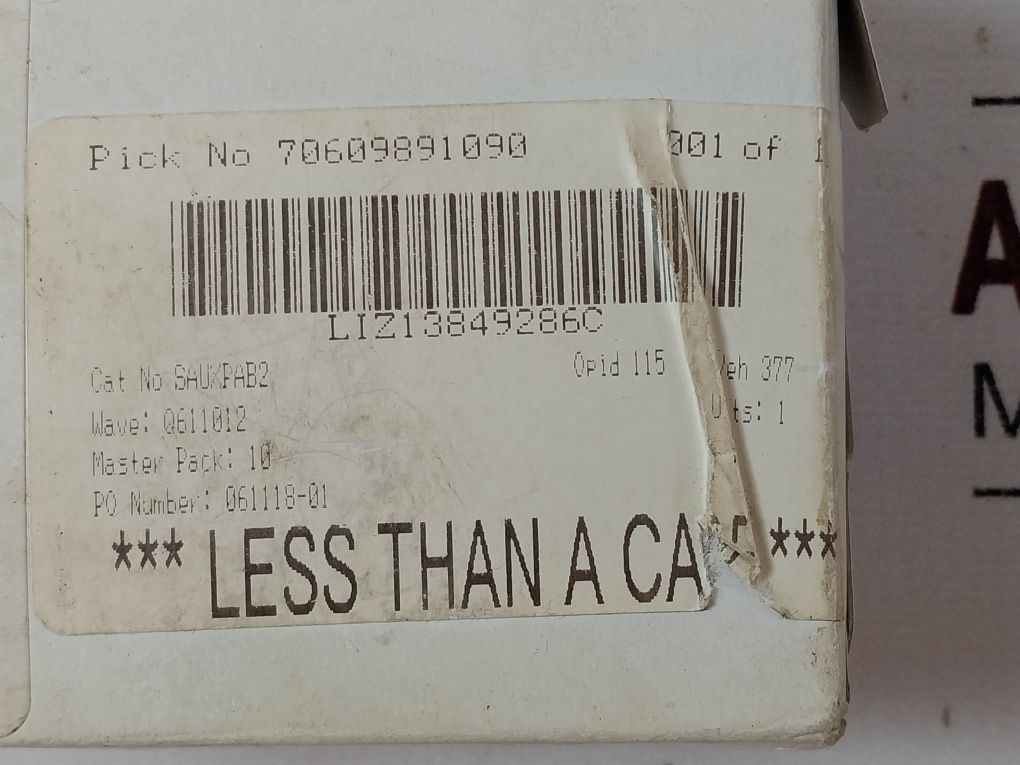 General Electric Sauxpab2 Auxiliary Switch