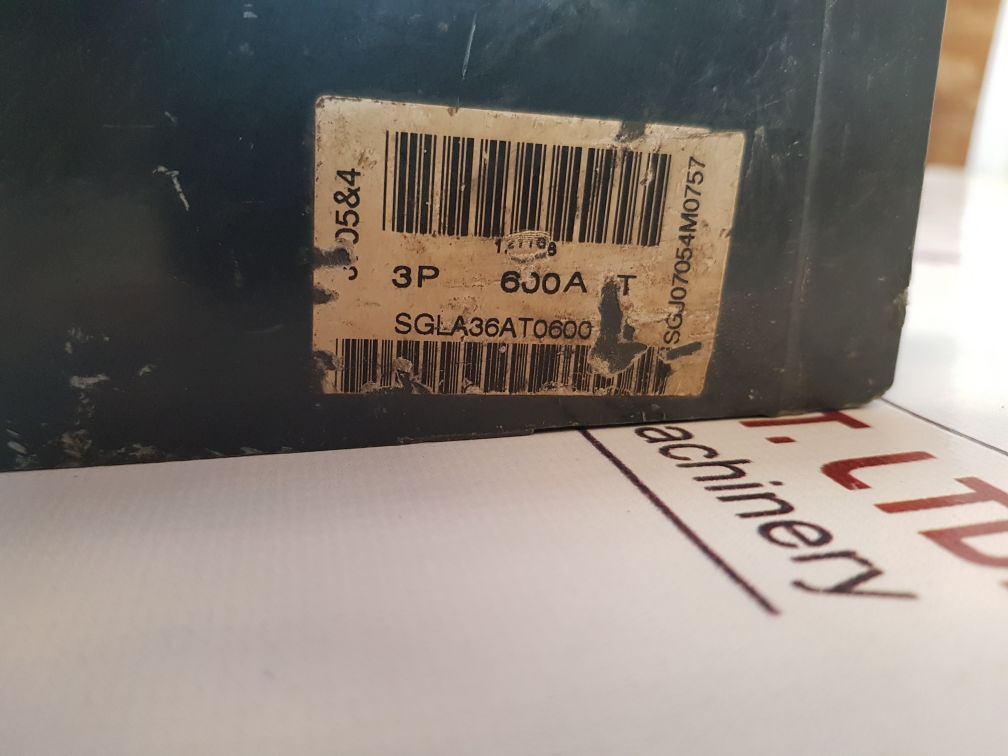 General Electric Sgla36At0600 Current Limiting Circuit Breaker