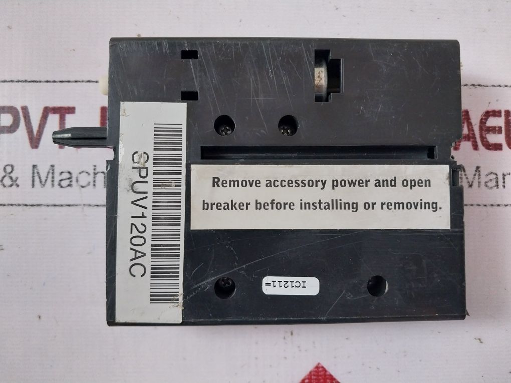 General Electric Spuv120Ac Undervoltage Release