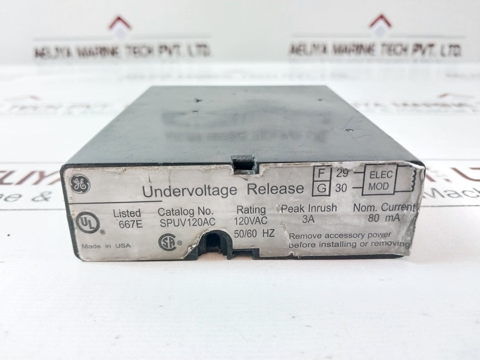 General Electric Spuv120Ac Undervoltage Release