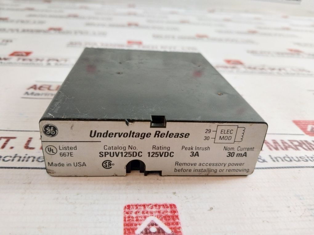 General Electric Spuv125Dc Undervoltage Release 125V Dc