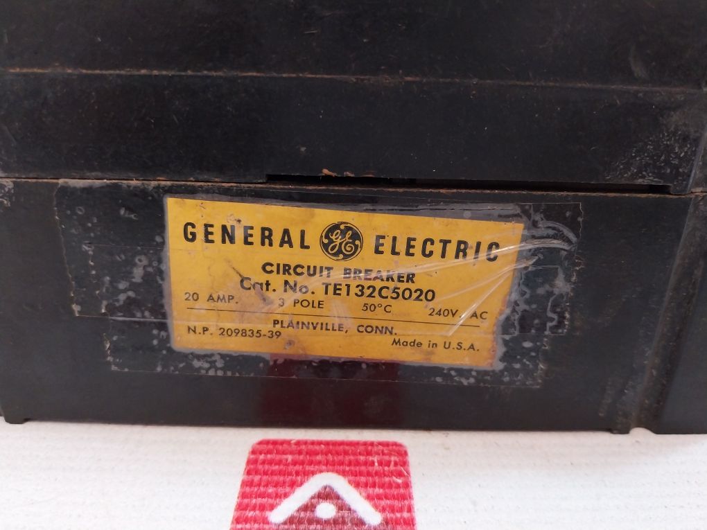 General Electric Te132C5020 3 Pole Circuit Breaker 20 Amp