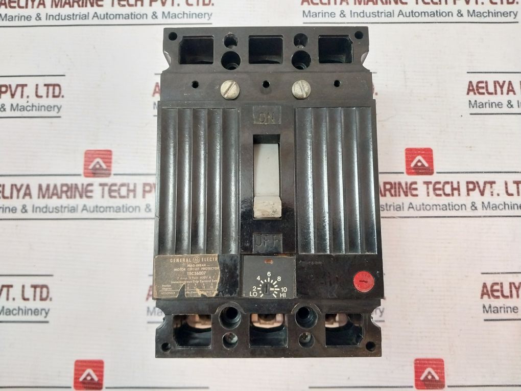 General Electric Tec36007 Motor Circuit Protector 7 Amp 3 Pole 600Vac