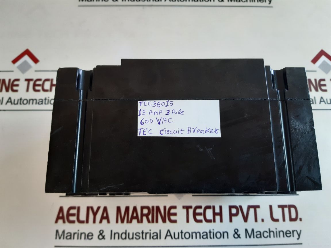 General Electric Tec36015 3-pole Tec Circuit Breaker 15A 600Vac