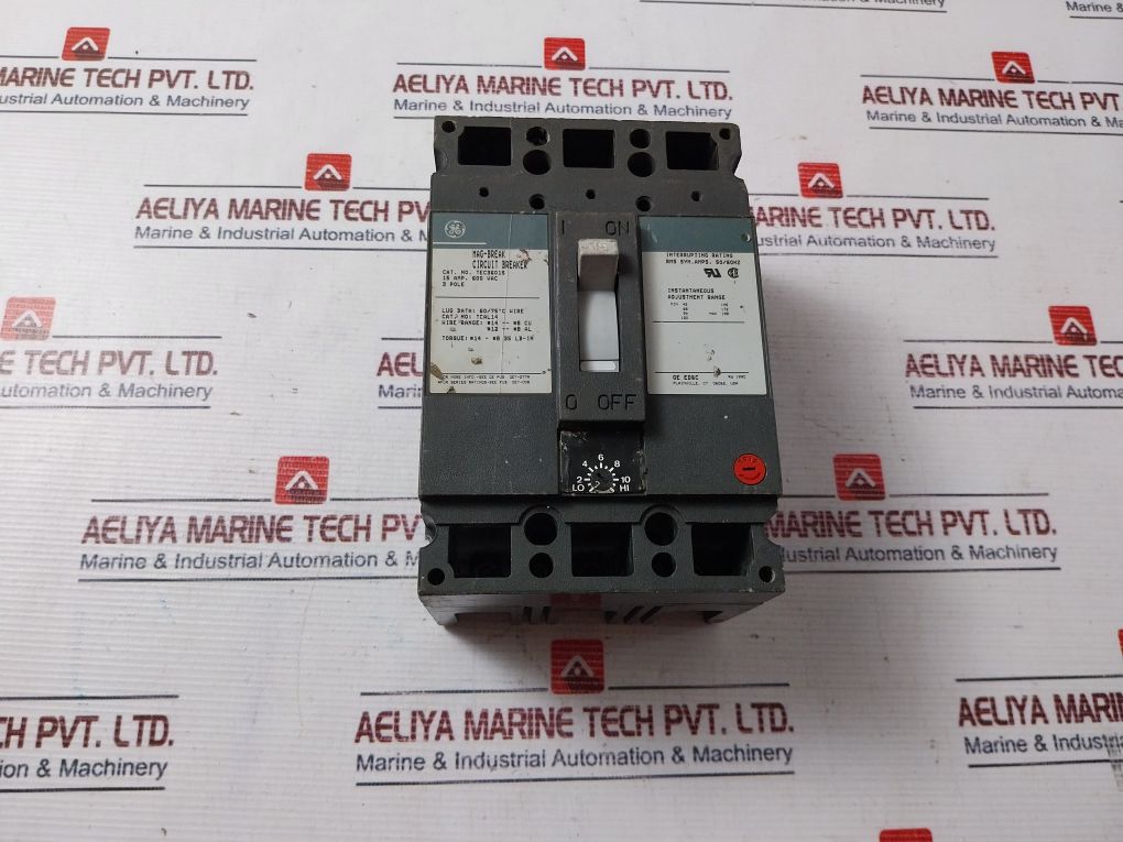 General Electric Tec36015 Mag-break Circuit Breaker 15 Amp 600 Vac