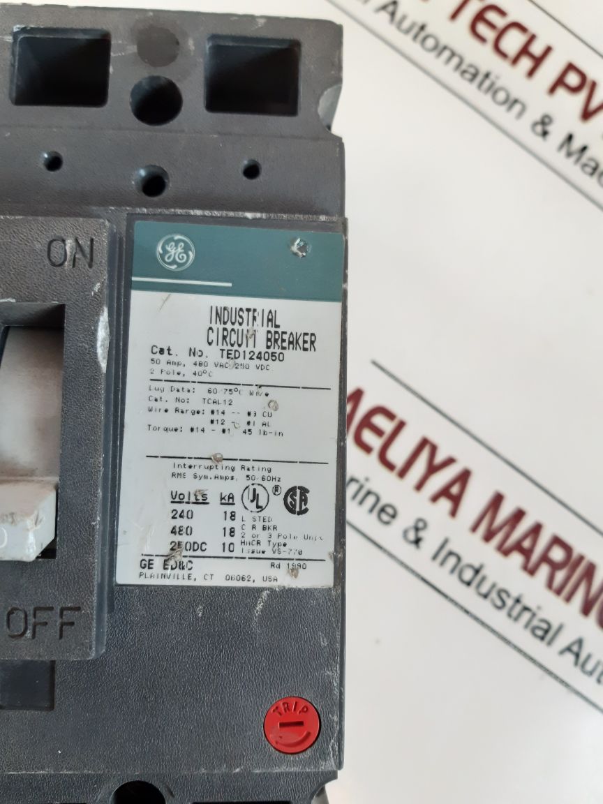 General Electric Ted124050 Circuit Breaker