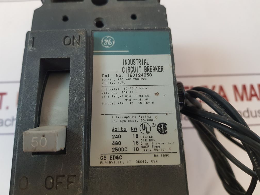 General Electric Ted124050 Circuit Breaker 