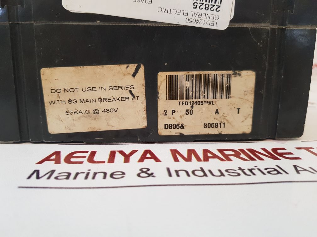 General Electric Ted124050Wl Circuit Breaker
