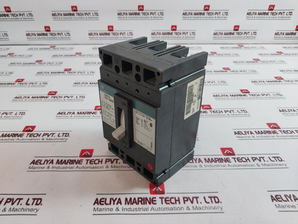 General Electric Ted134015W 3Pole Circuit Breaker 15 Amp, 480 Vac 250 Vdc