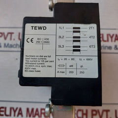 General Electric Tewd Circuit Breaker