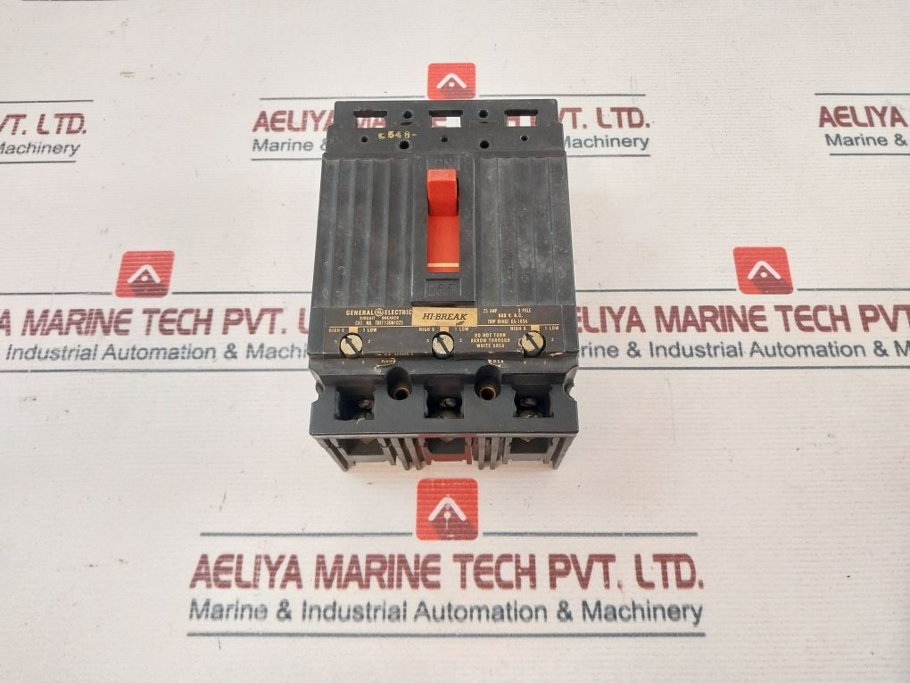 General Electric Thef136M1025 Circuit Breaker 600 V.A.C.