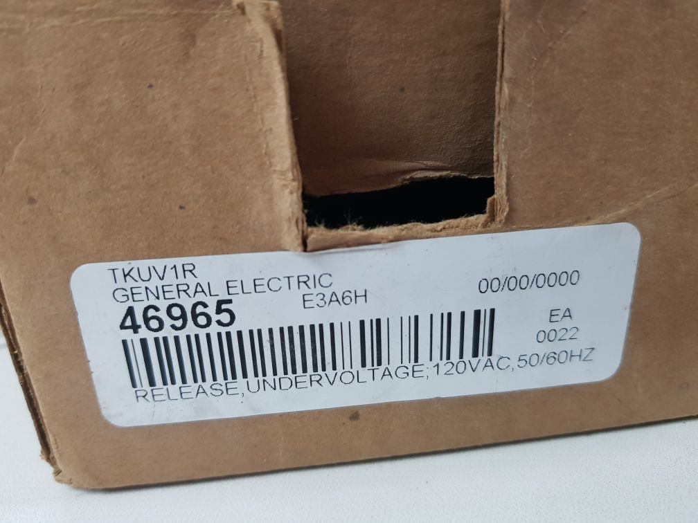 General Electric Tkuv1R Undervoltage Release