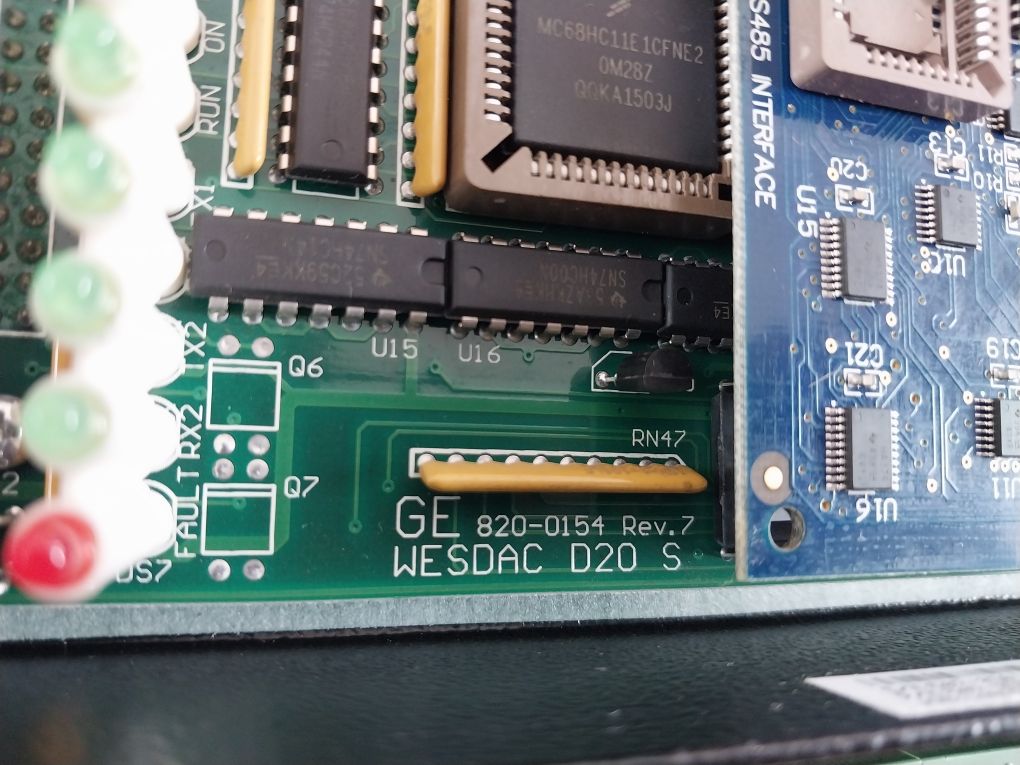 General Electric Wesdac D20 S Logic Panel Module 820-0154 Rev. 7