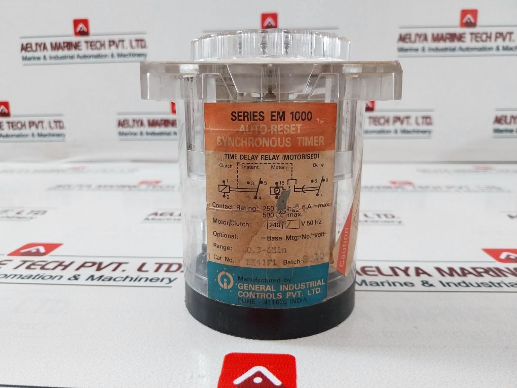 General Industrial Controls Em 1000 Synchronous Timer 0.3-6 Min