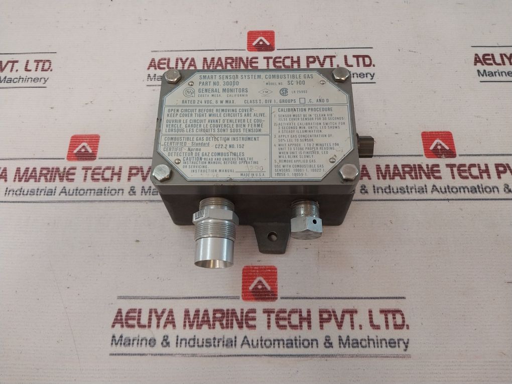 General Monitors Sc 100 Combustible Gas Smart Sensor System
