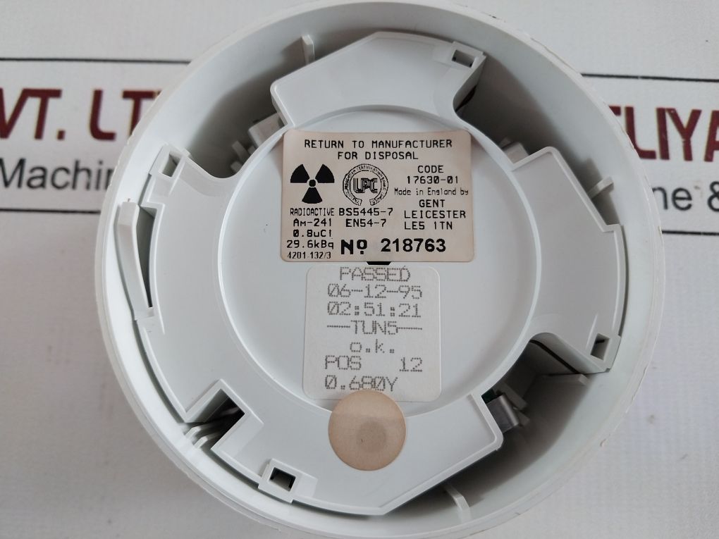 Gent 17630-01 Ionisation Smoke Detector 
