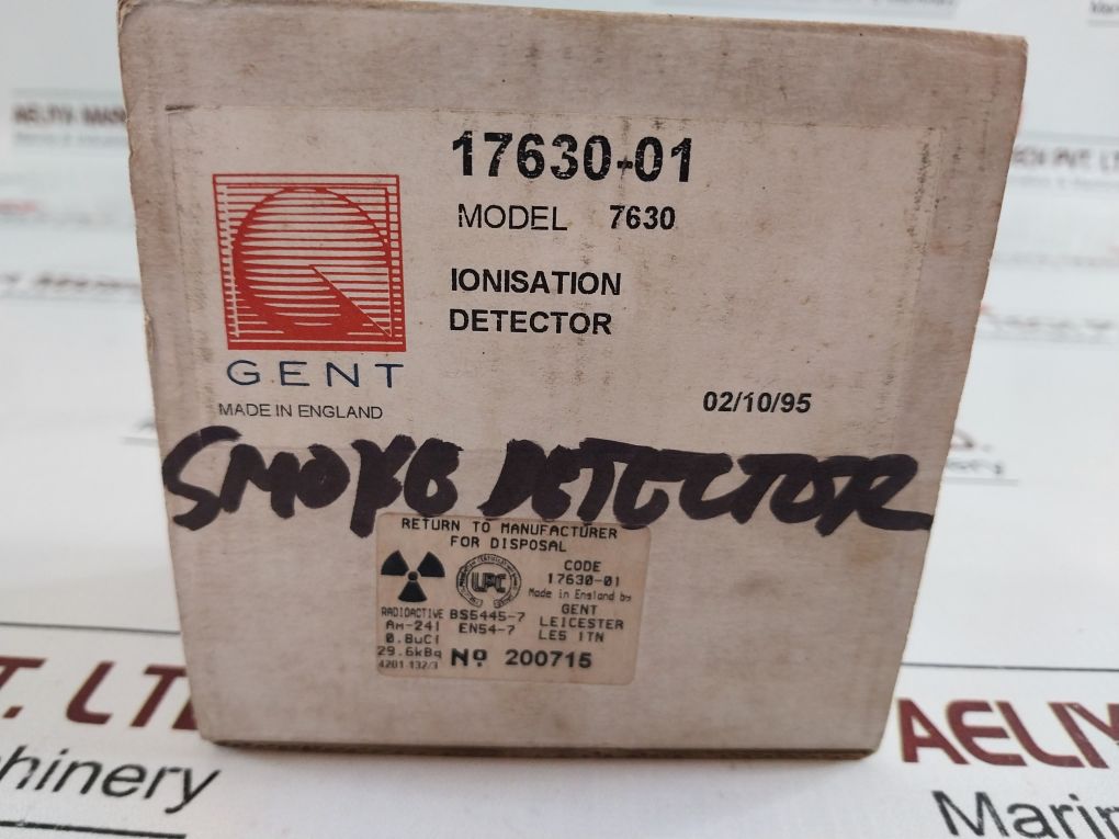 Gent 17630-01 Ionisation Smoke Detector 