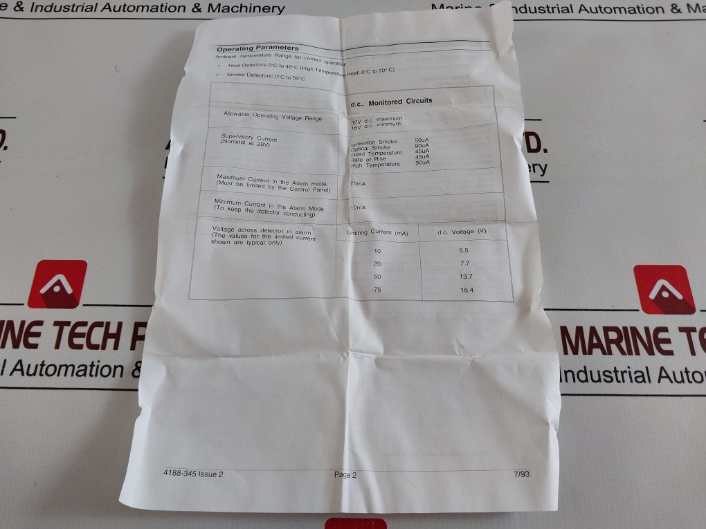 Gent 17630-01 Ionisation Smoke Detector 