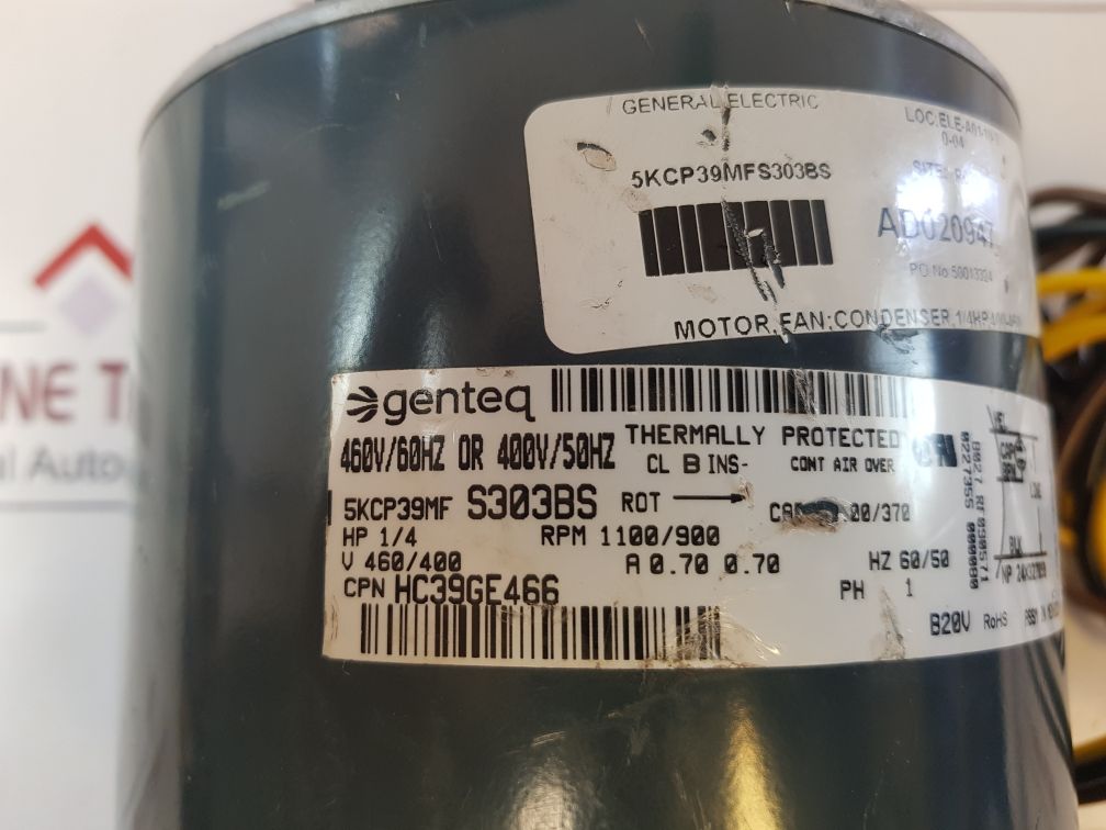 General Electric 5Kcp39Mfs303Bs Condenser Fan Motor