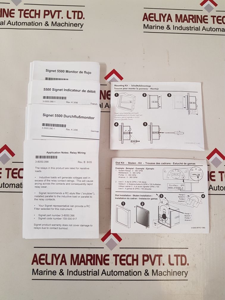 George Fischer Signet 3-5500 Flow Meter

