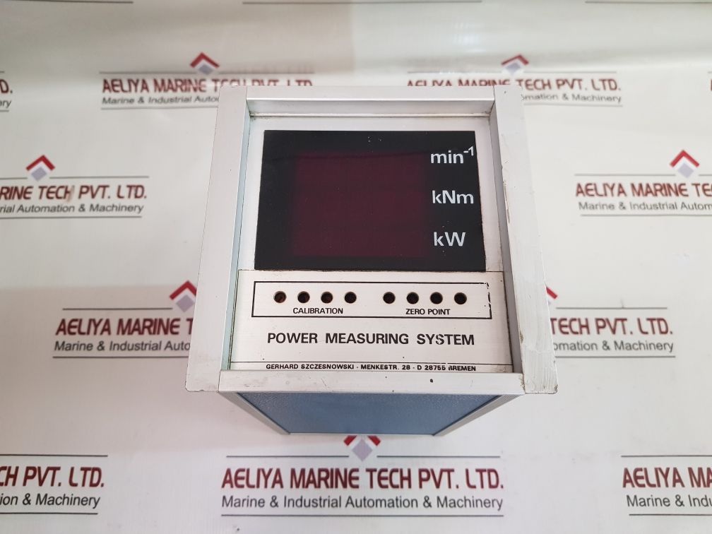 Gerhard Szczesnowski Power Measuring System
