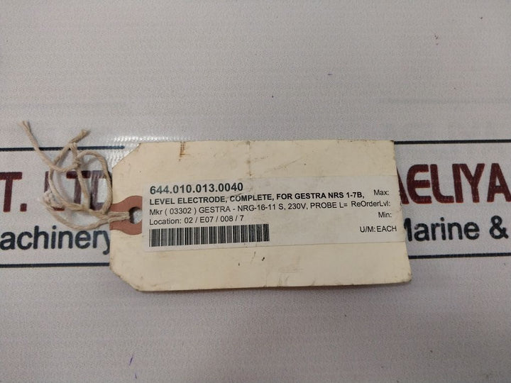 Gestra Nrg 16-11S Level Electrode Complete For Nrs 1-7B