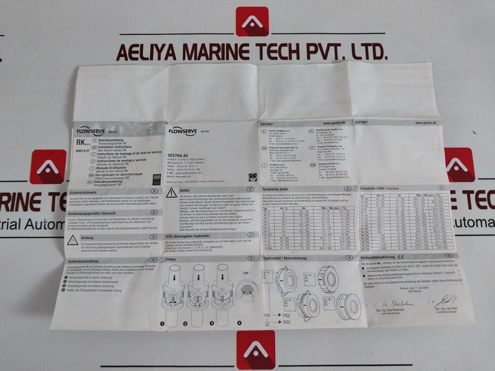 Gestra Rk 71,Dn 65 Hd Valve Pn16Cw617N