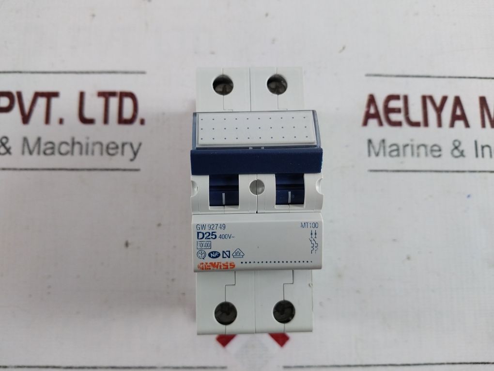 Gewiss Gw92749 2-pole Circuit Breaker D25 10Ka