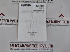 Gewiss Gw 42 201 Watertight Enclosure