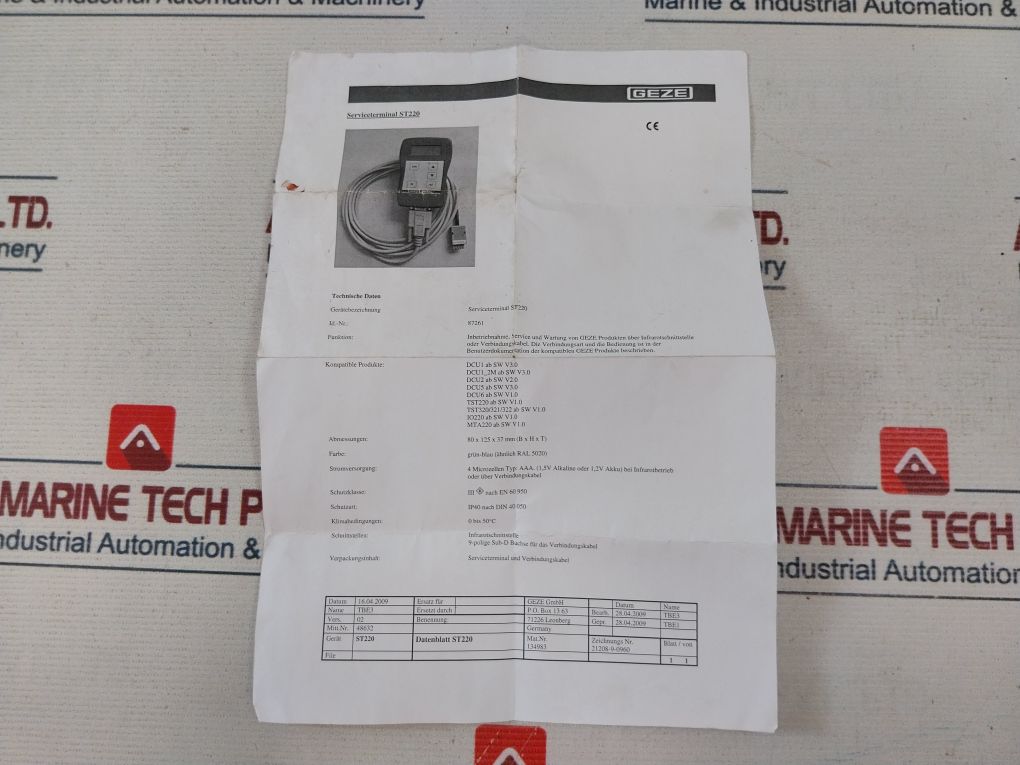 Geze 155809 Program Switch Dps Ohne Off