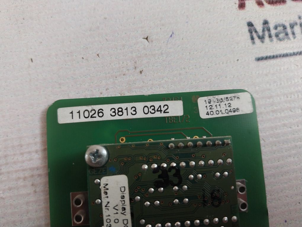 Geze 73464 Display Dcu