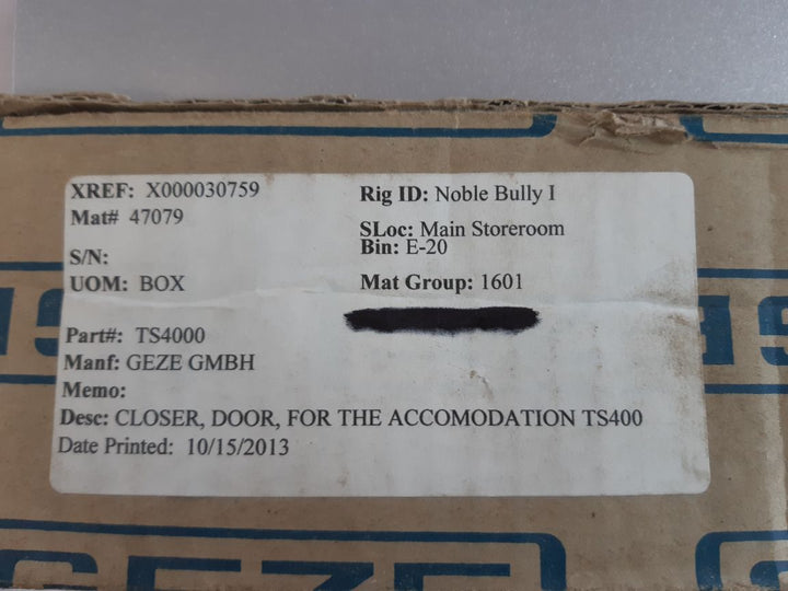 Geze Ts4000 Door Closer