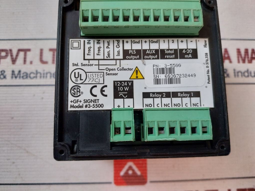 Gf Signet 3-5500 Flow Monitor 4-20 Ma