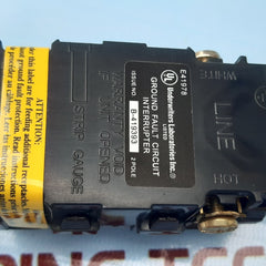 Hubbell ground fault duplex receptacle gfr5252a 