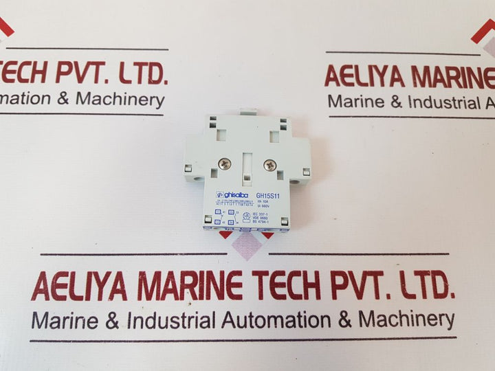Gh15S11 Ghisalba Gh15S11 Auxiliary Contact
