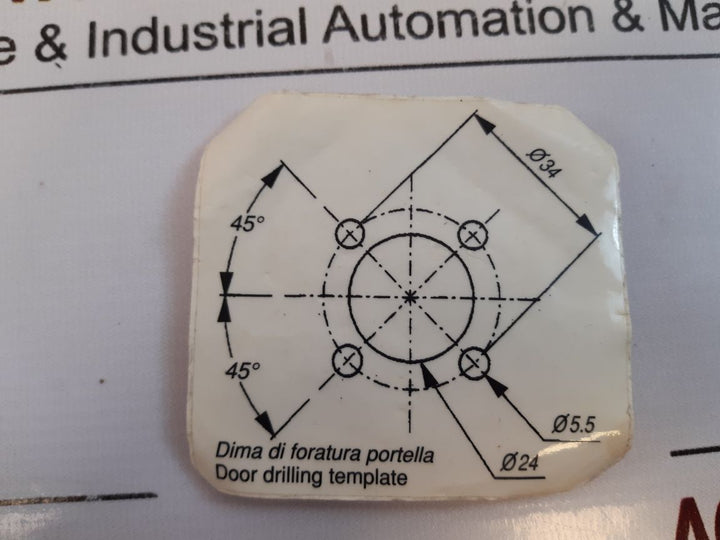 Ghisalba 4148750 Door Drilling With Switch Breaker Handle