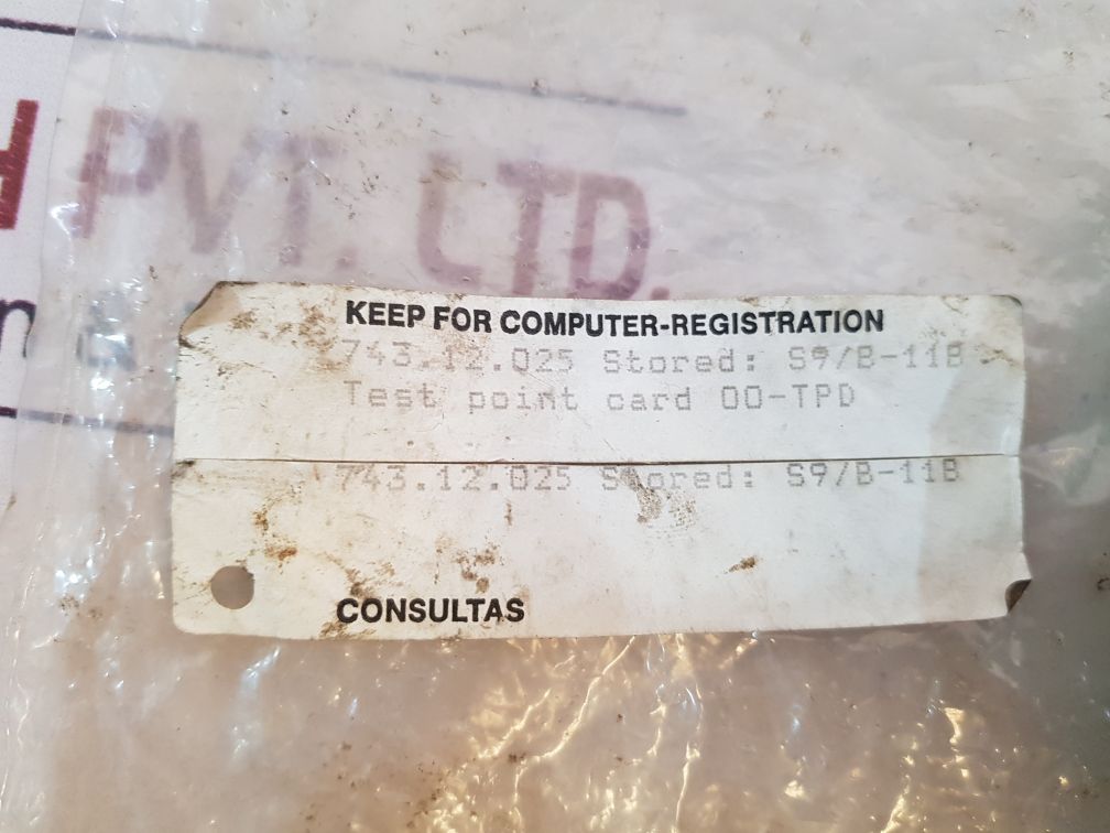 Ghisalba Tpd-00 Pcb Card